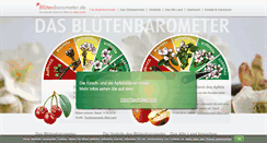 Desktop Screenshot of bluetenbarometer.de