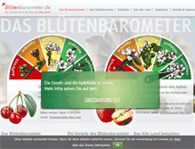 Tablet Screenshot of bluetenbarometer.de